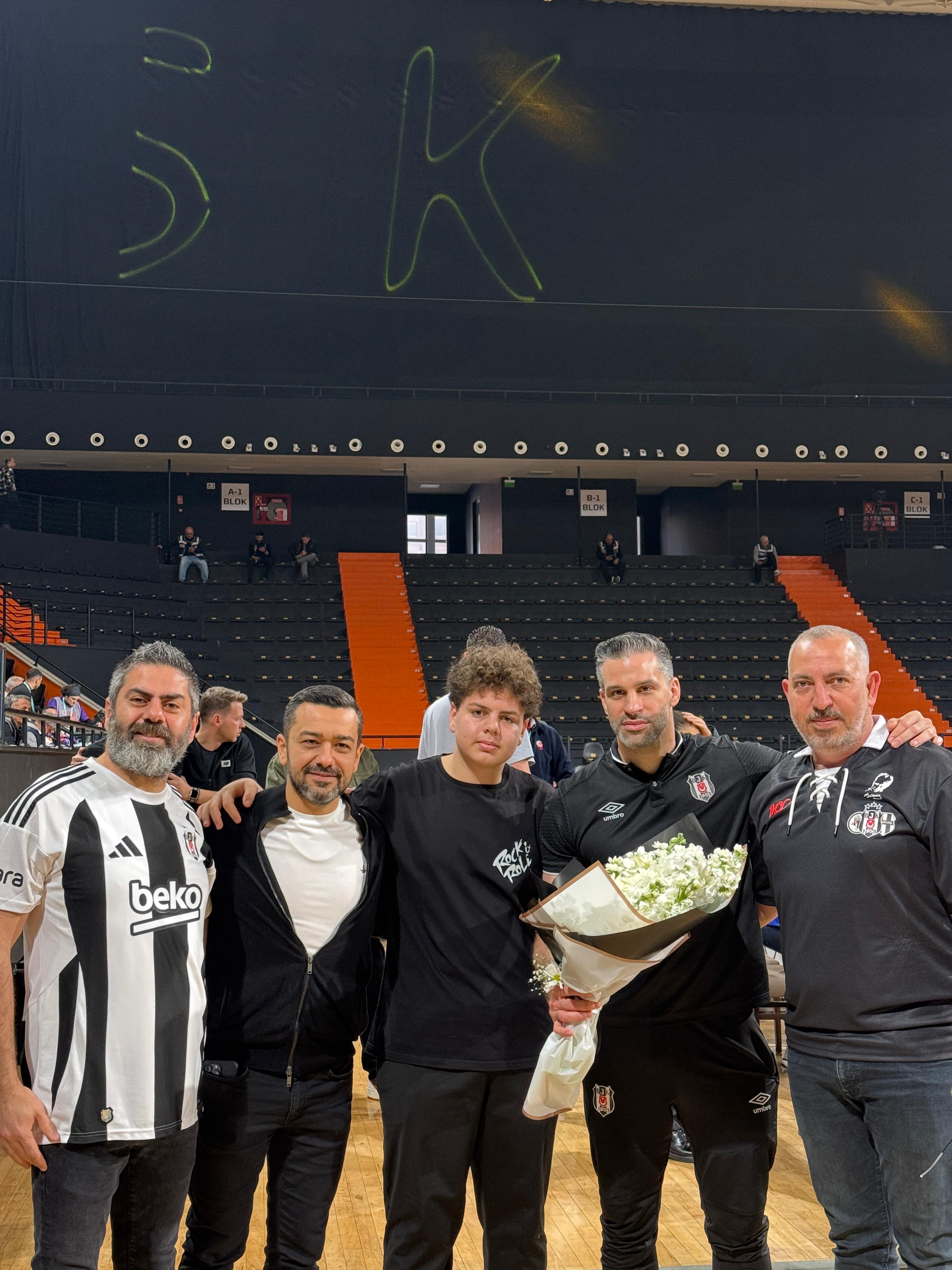 Basketbol Takımımıza Mac Önceçi Ziyaret