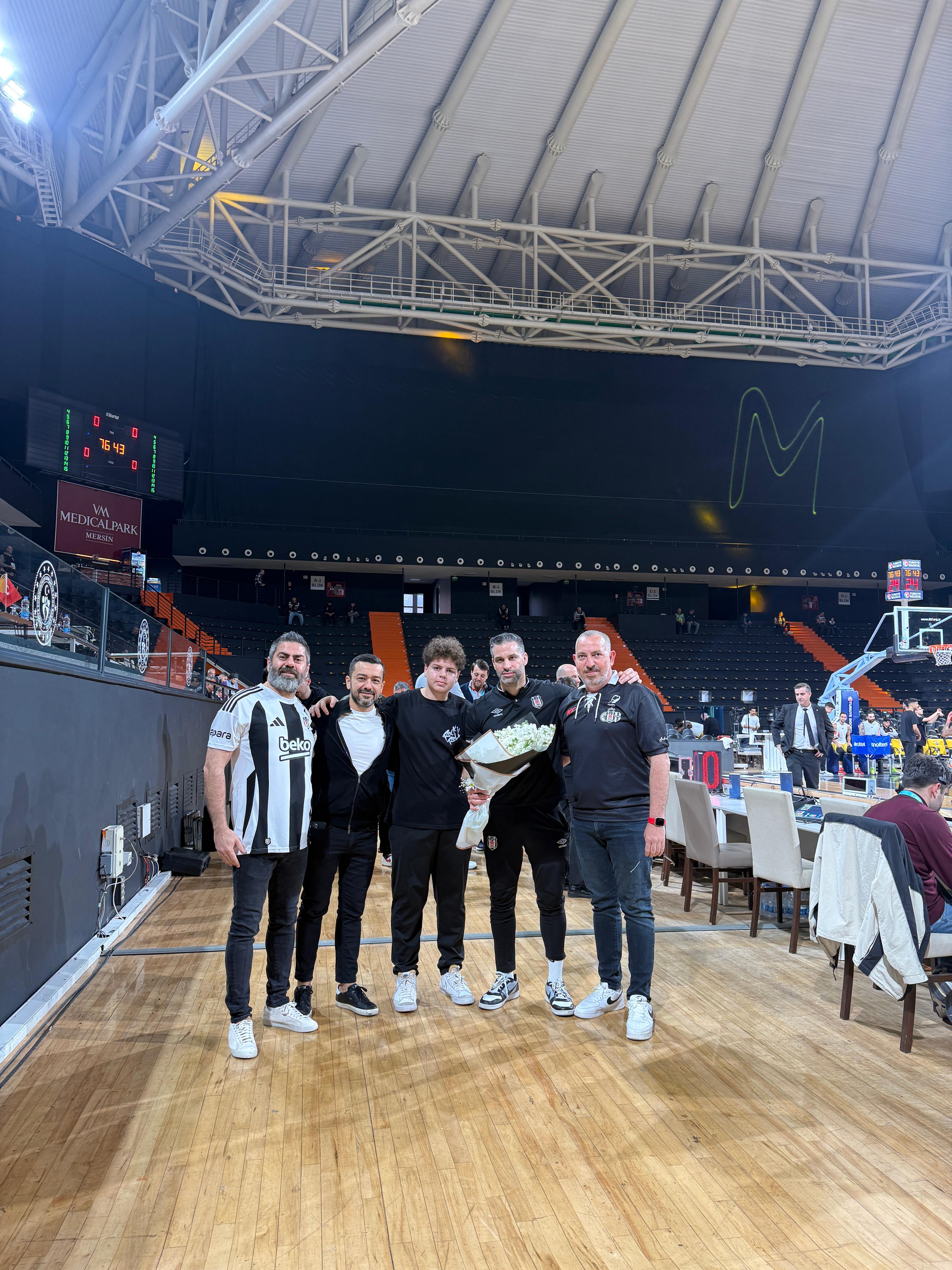 Basketbol Takımımıza Mac Önceçi Ziyaret