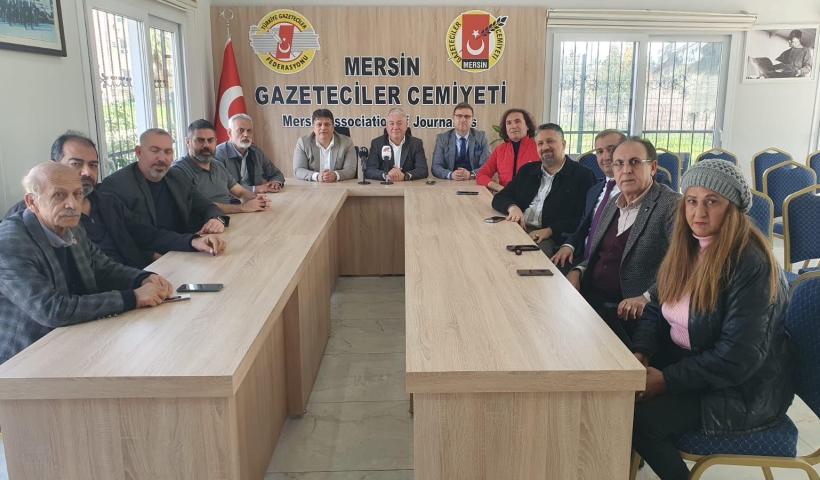 Gazetciler cemiyetine hayirli olsun ziyareti